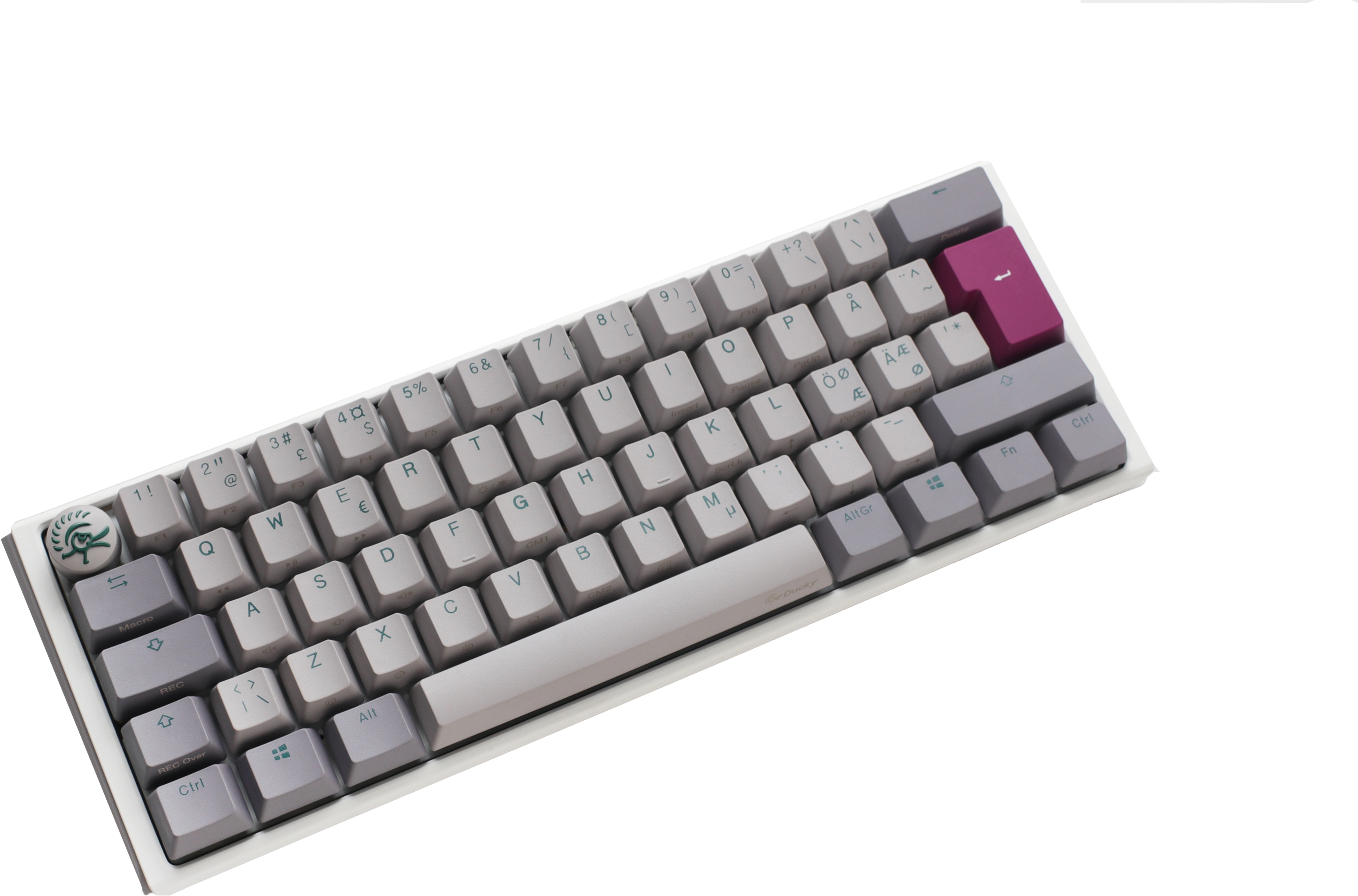 Ducky One 3 - Mist Nordic - Mini 60% - Cherry Silent Red - RGB