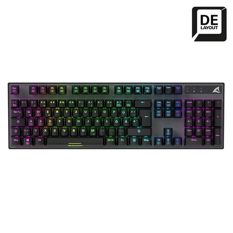 Sharkoon SKILLER SGK20 (black, DE layout, Huano Red) Sharkoon