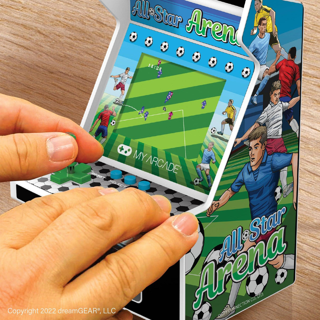MY ARCADE, MICRO PLAYER 6.75 ALL-STAR ARENA SAMLARSPELT RETRO (307 SPEL I 1), VIT