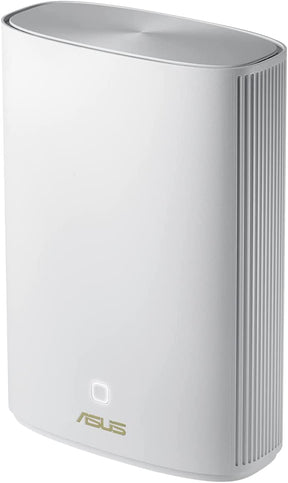 ASUS ZenWiFi AX Hybrid XP4 – hvid router set skråt forfra