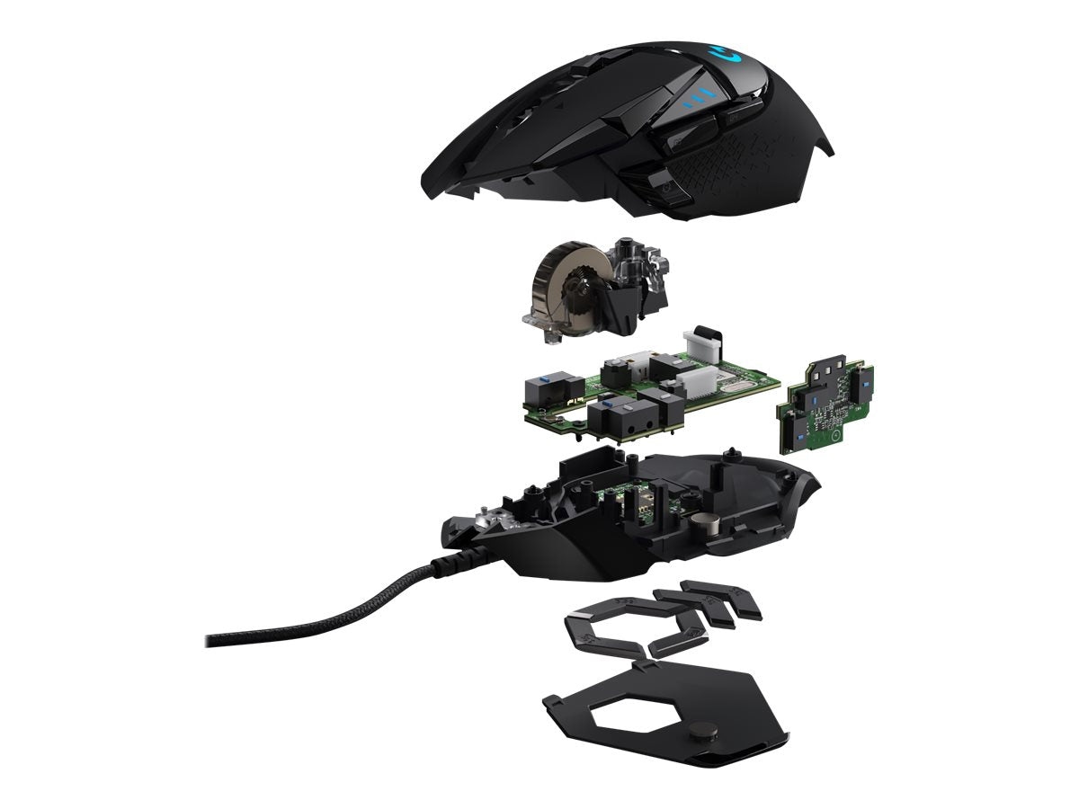 Logitech Gaming Mouse G502 (Hero) Optisk Kabel Svart