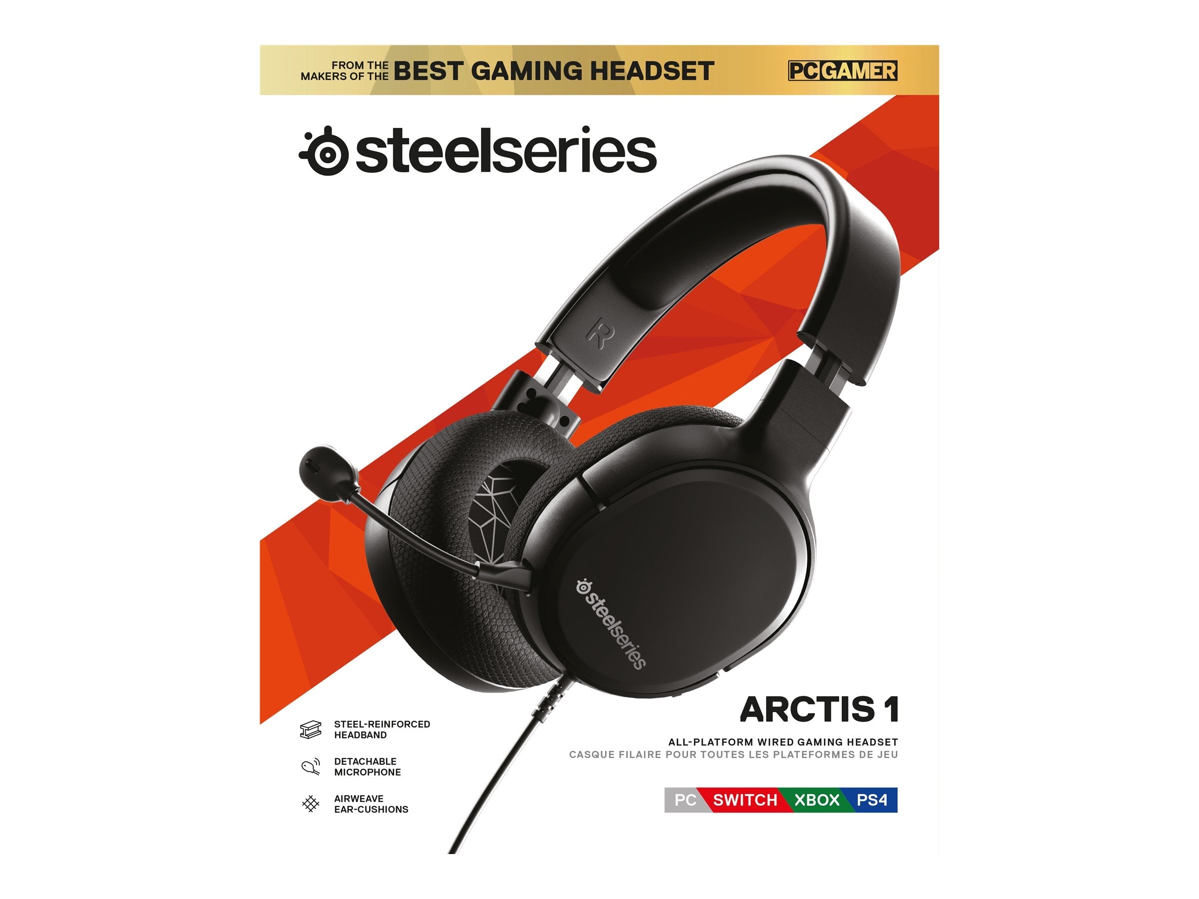 SteelSeries Arctis 1 Cable Headset Svart