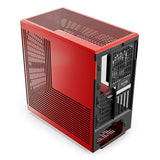 HYTE Y40 Red Miditower - Panoramaglasslöja, inkluderad PCIe 4.0-stigkabel, 2 inkluderade fläktar