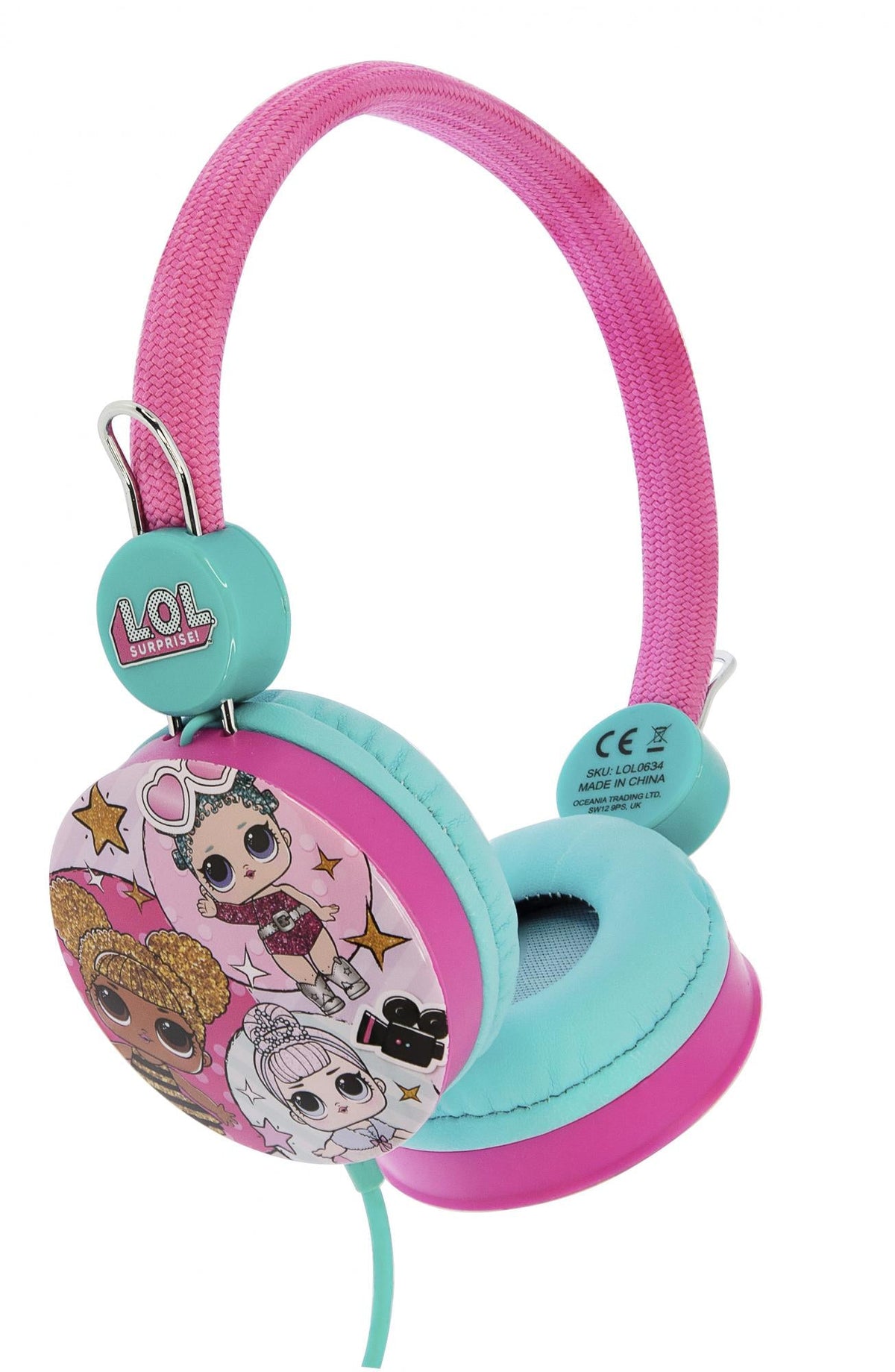 L.O.L. Surprise! Glitterati Pink Kids Core Headphones OTL