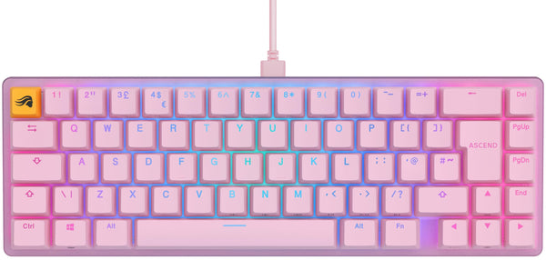 Glorious GMMK 2 Compact 65% - Fox-brytare, - Rosa
