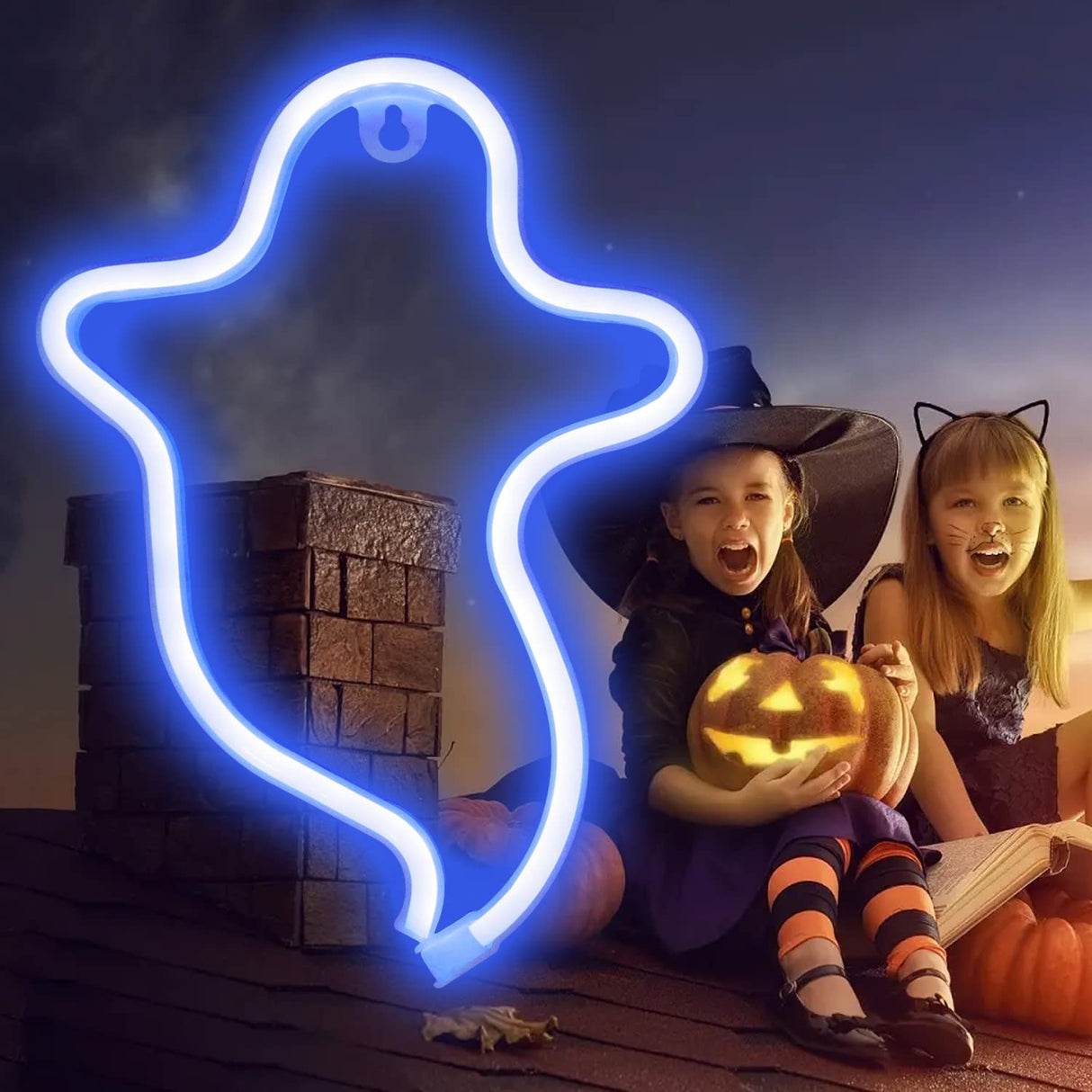 Ghost Neon LED Lampe