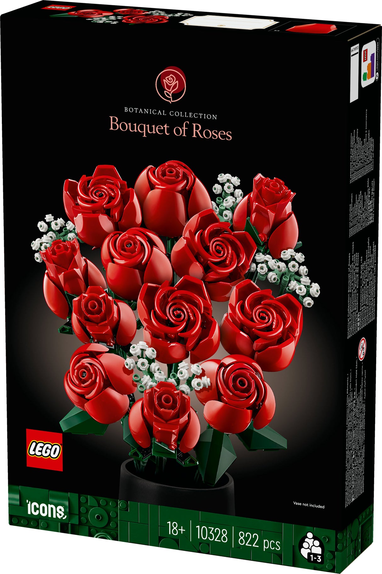 LEGO 10328 Ikoner Bukett Rosor, Byggleksak