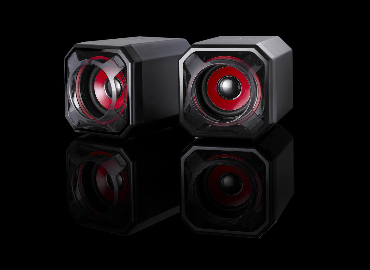 SUREFIRE - Gator Eye Gaminghögtalare, Röd
