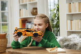 LEGO Technic 42196 – Lamborghini Huracán Tecnica – Orange – barn holder den byggede Lamborghini