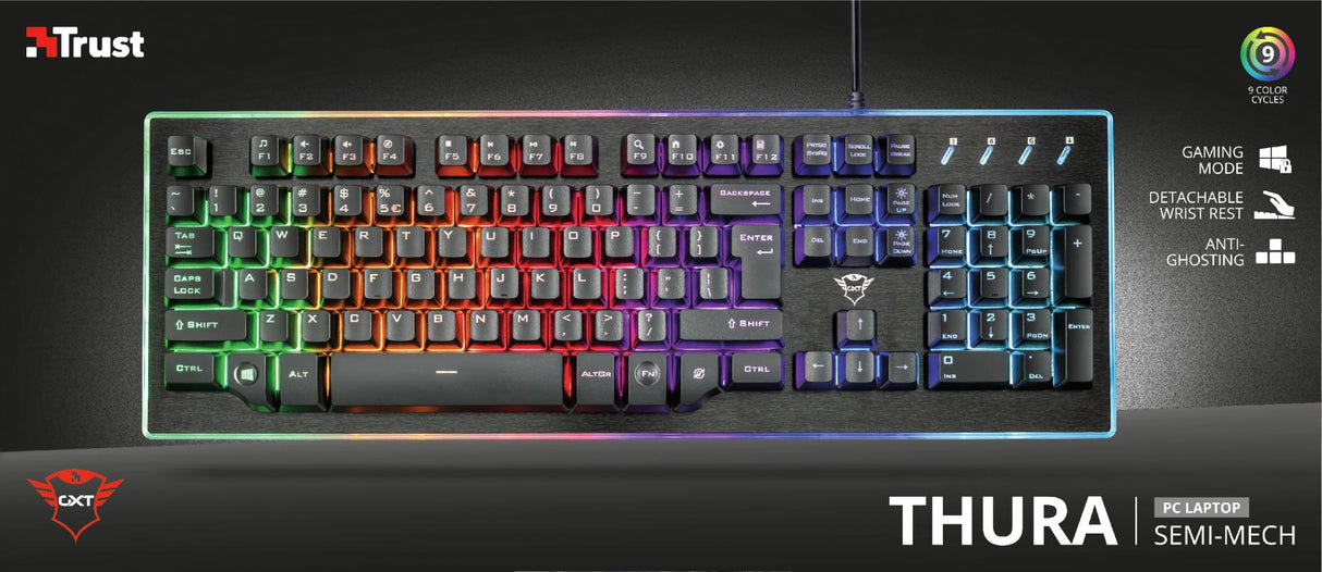 TRUST GXT860 THURA SEMI KEYBOARD ND