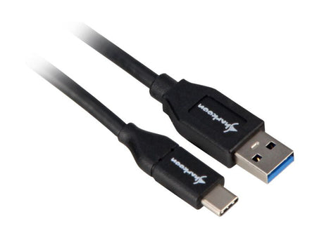 Sort Sharkoon USB-A til USB-C kabel
