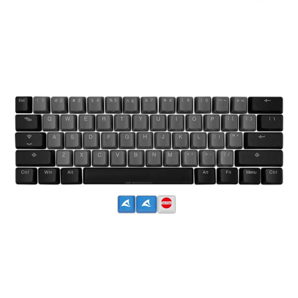 Sharkoon SKILLER SAC20 S4 keycaps – sort, ANSI US, 61 stk.