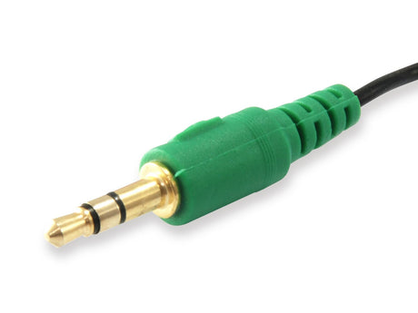 Equip Audiokabel Splitter 3.5mm->2x3.5mm Bu/St      grün/rot Polybeutel Equip