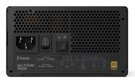750W Fractal Design Ion 3 Gold Black Fractal design