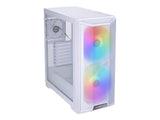 Lian Li LANCOOL 215 Midi-tower ARGB - Härdat Glas - Vit