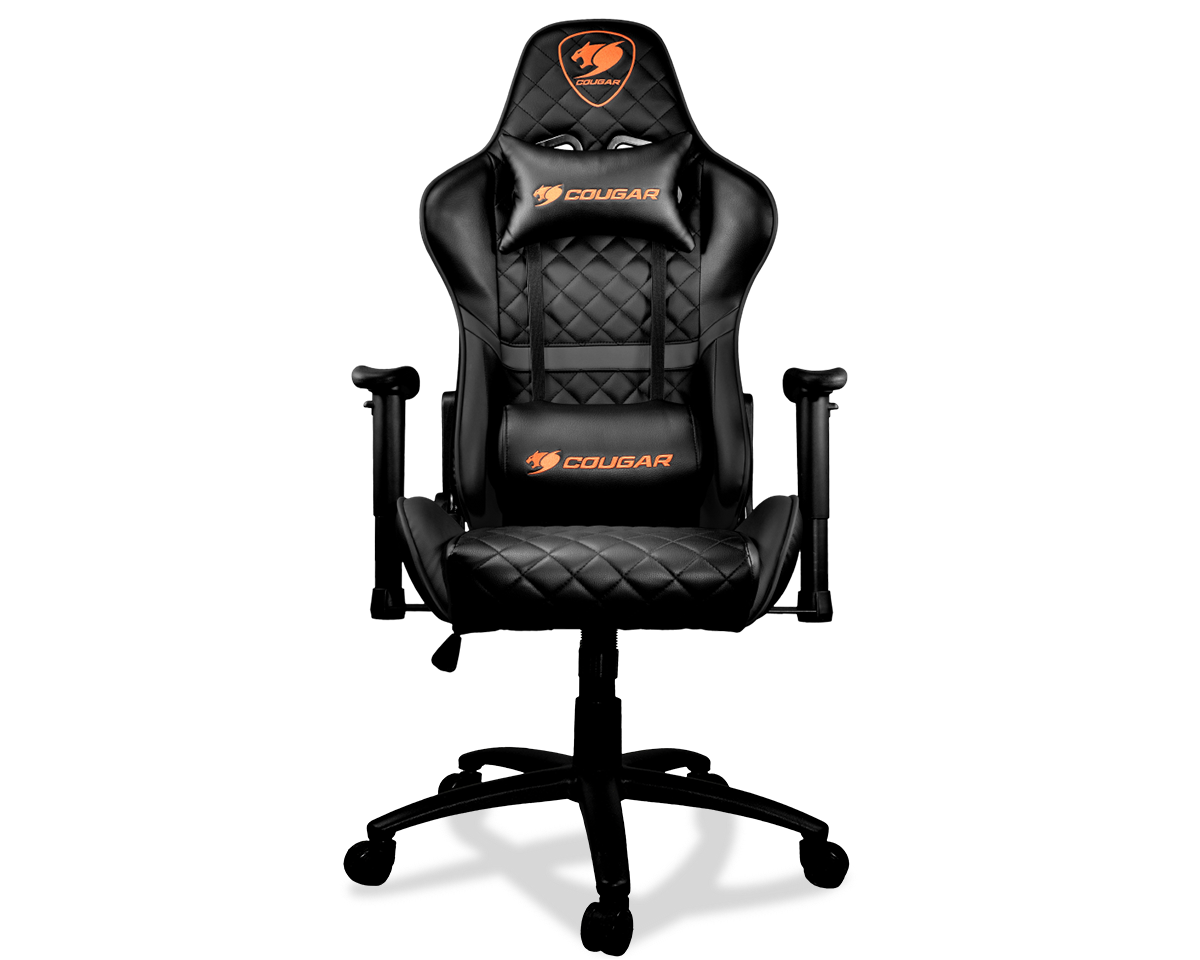 Cougar Armor Svart - Gamer Chair - PU Läder - Upp Till 120 KG