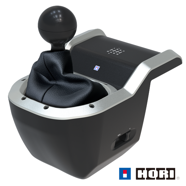 HORI - Racing Wheel Pro Deluxe + 7-växlad Racingväxelpaket För PC (Windows 11/10)