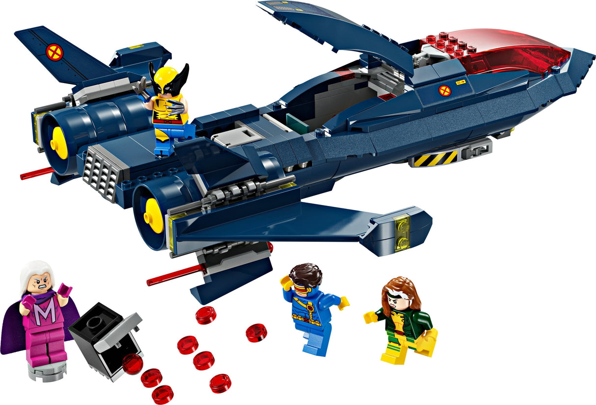 LEGO 76281 Marvel Super Heroes X-Men&#039;s X-Jet, Byggleksakssats