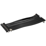 Lian Li PCIe x16 Riser-kabel - PCIe 4.0, 240 mm 90 graders vinkel - Svart