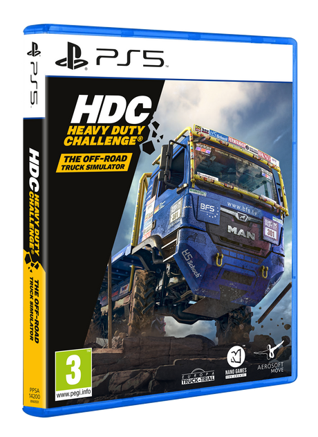 Heavy Duty Challenge The off-road Truck Simulator – PlayStation 5 – spilomslag