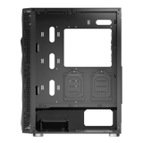 Montech X3 Mesh Black - 3x 140 mm statiska RGB-fläktar + 3x 120 mm statiska RGB-fläktar, sidosvängbart härdat glas