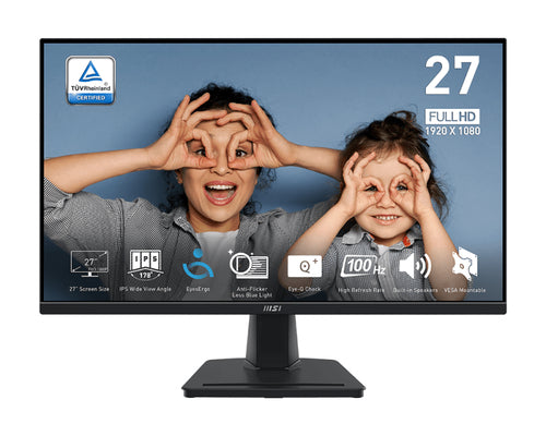 MSI PRO MP275QDE – 27″ skærm, 2560 × 1440, 100 Hz