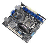 ASUS P12R-I/ASMB10 – Mini ITX LGA1200 serverbundkort – skråt ovenfra