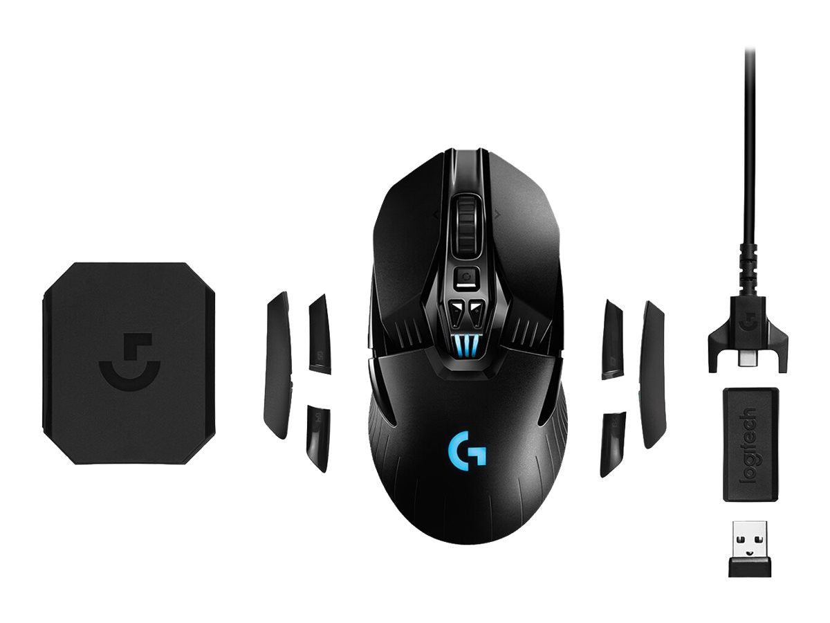 Logitech Wireless Gaming Mouse G903 LIGHTSPEED HERO 16K Sensor Optisk Trådlös Kabel Svart