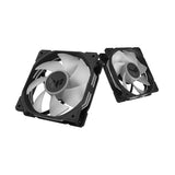 ASUS TUF GAMING TR120 ARGB – kabinetblæser – Sort – Reverse – 3-pak