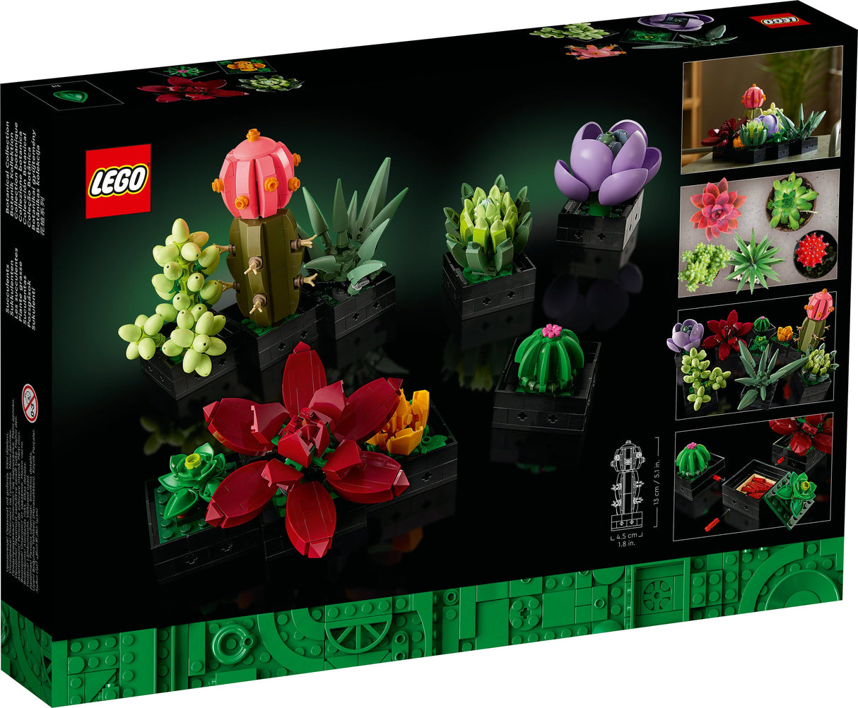 LEGO 10309 Ikoner Suckulenter Konstruktion Leksak