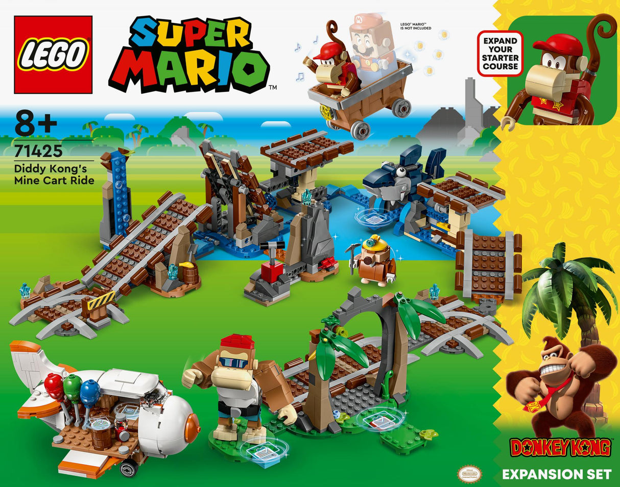 LEGO Super Mario - Diddy Kong&#039;s Mine Cart Ride Expansion Set (71425)