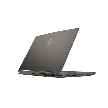 MSI Thin 15 B13UC-3073 – låg og kabinet set skråt