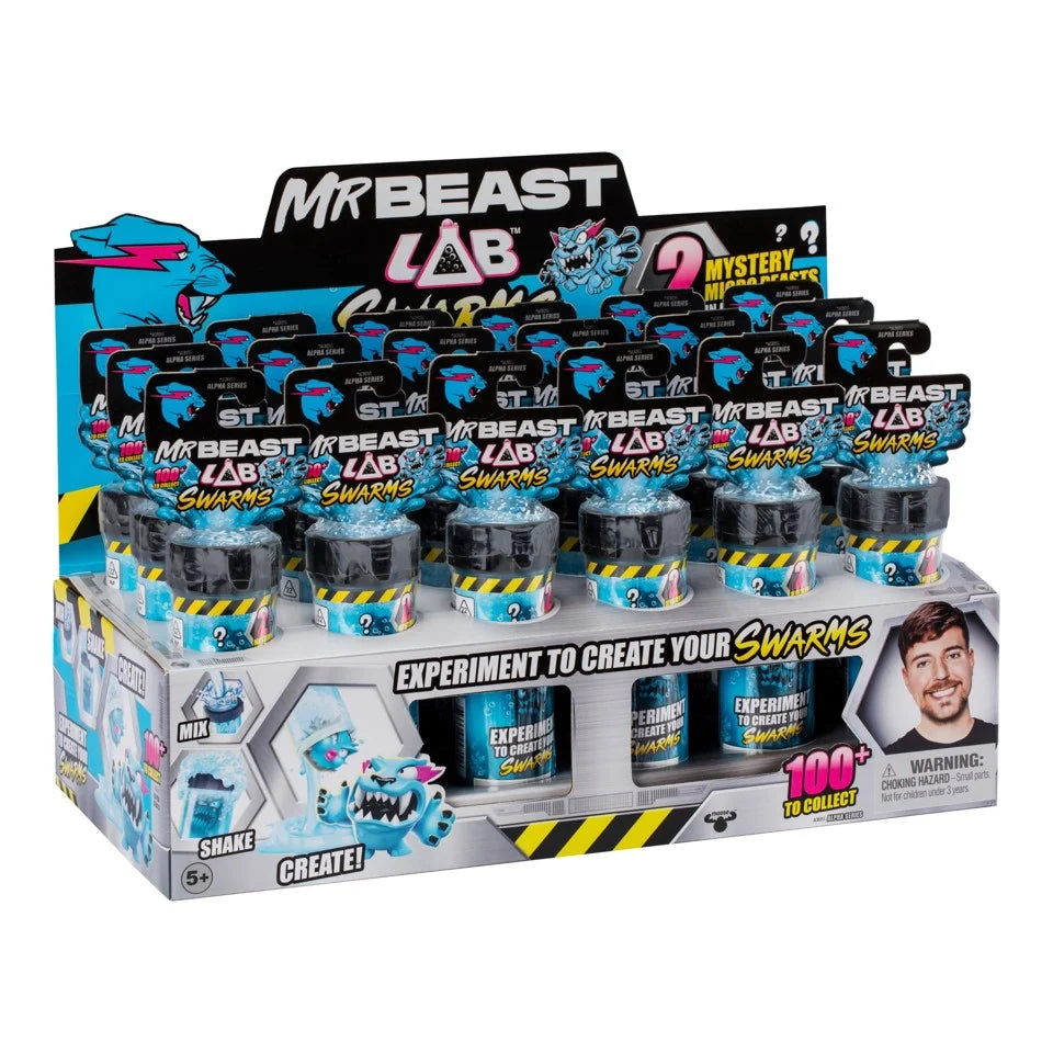 MrBeast Lab - MrBeast Lab Swarms Provrör Med Figurer 2 St
