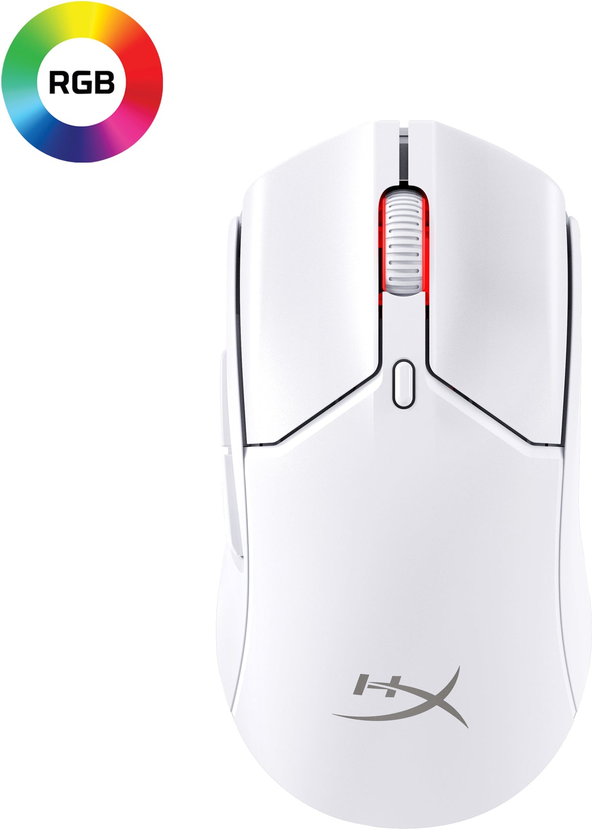 HyperX Pulsefire Haste 2 Mini Optisk Trådlös Kabel Vit