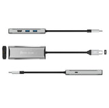 j5create – 4K/60 Hz USB-C rejsedock med 10 Gbit/s USB – Illustration af sider