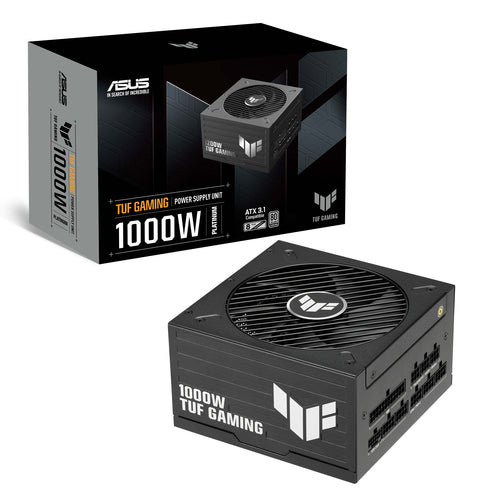 ASUS TUF Gaming 1000P – 1000 W Platinum strømforsyning – strømforsyning og emballage