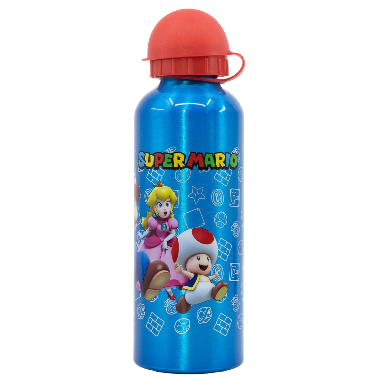 Super Mario - Metallflaska - Blå - 530 ml