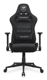 COUGAR Armor One V2 Black F, PVC/stof, sort gamingstol – produktvisning
