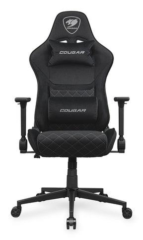 COUGAR Armor One V2 Black F, PVC/stof, sort gamingstol – produktvisning