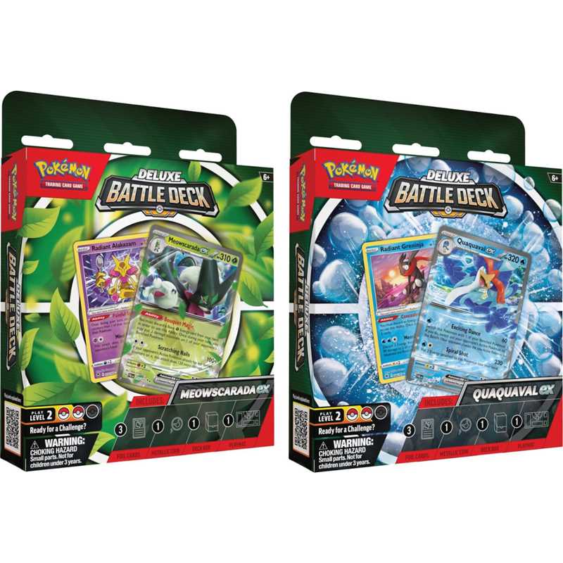 Pokemon 1x Deluxe Battle Deck EX Quaquaval/Mewscarada (ENG)