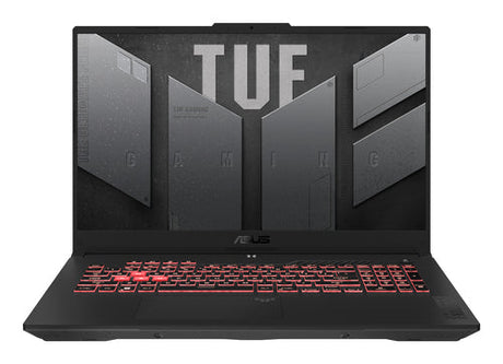 ASUS TUF Gaming A17 TUF707NUQ åben set forfra