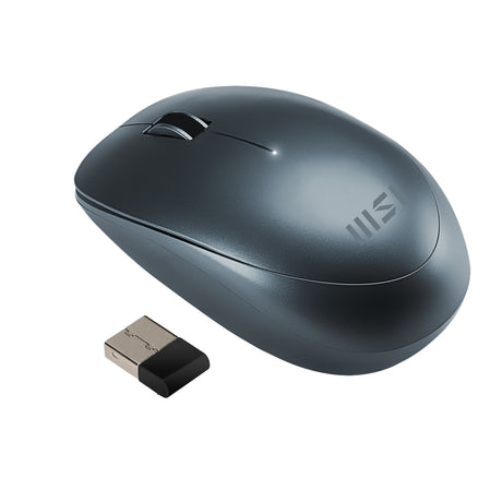 MSI M98 – grå trådløs mus med USB-dongle