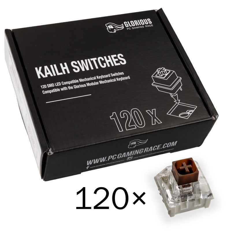 Glorious Kailh Box Brown Switchar (120 St)