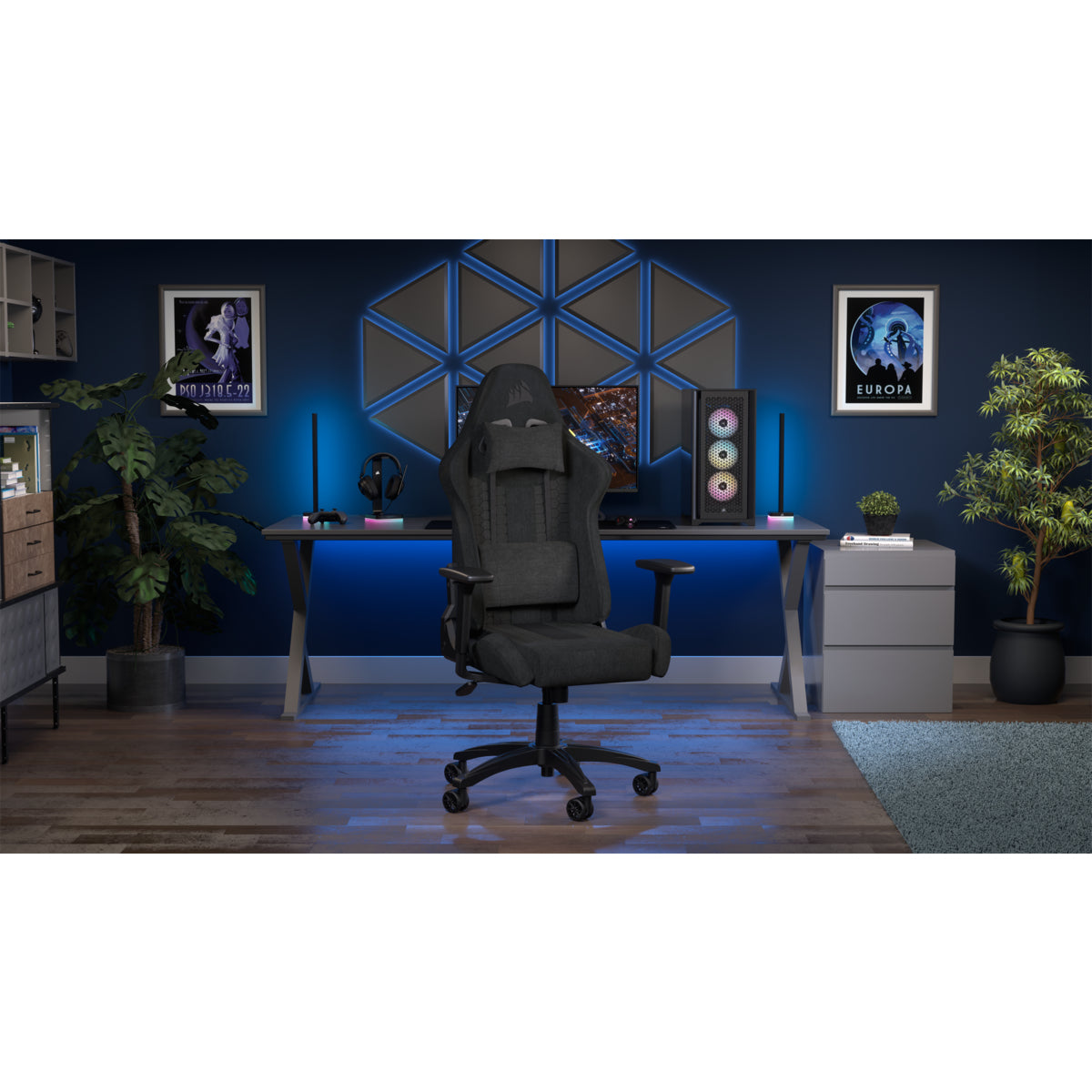 CORSAIR TC100 RELAXED Gamer Chair Svart