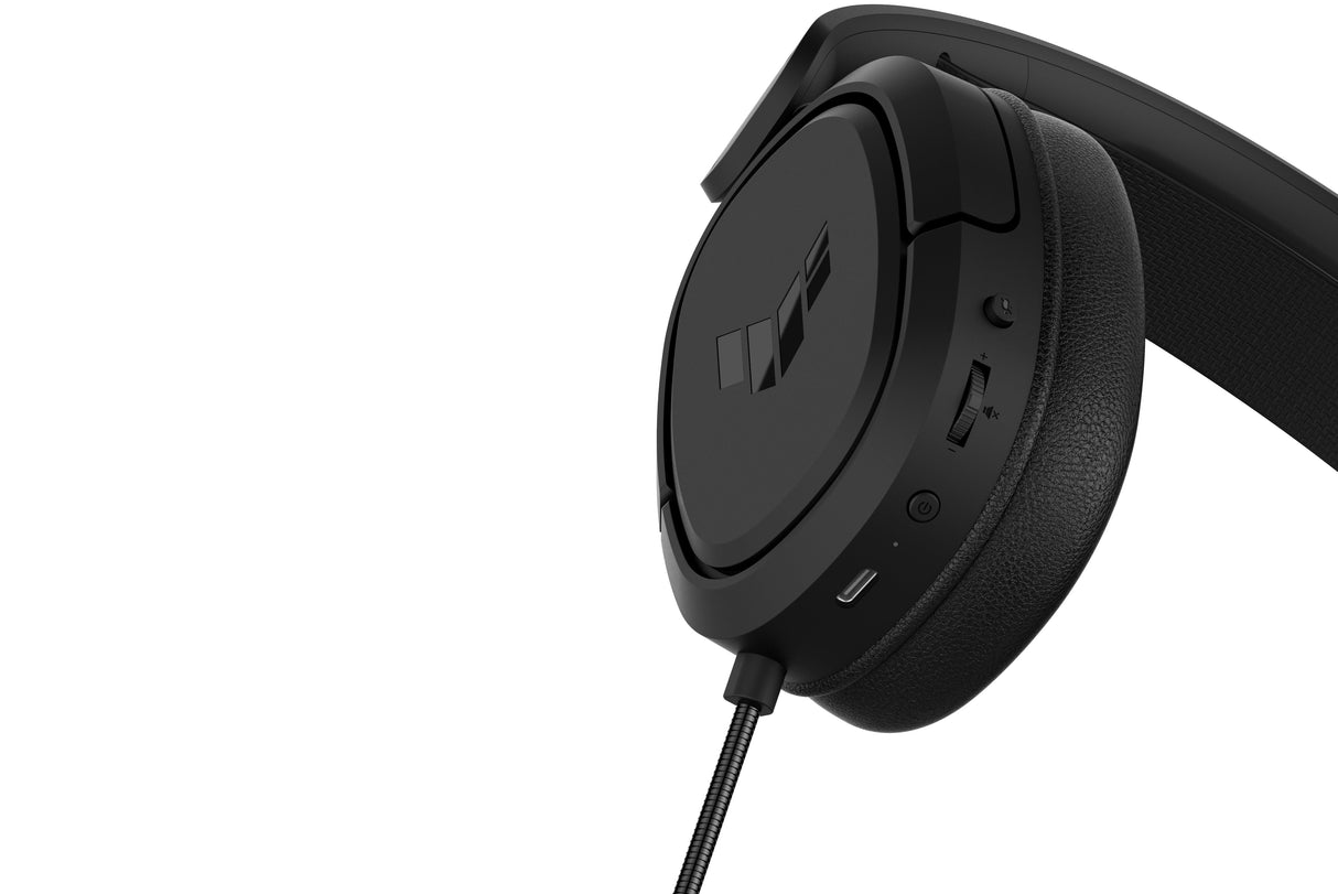 ASUS TUF H1 trådlöst spelheadset för PC, MAC, PS4/PS5, Xbox, Nintendo, Mobila enheter - Svart