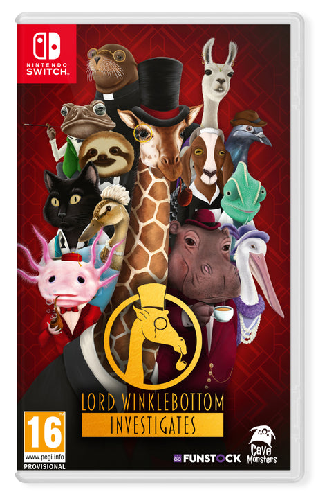 Lord Winklebottom Investigates – forside til Nintendo Switch