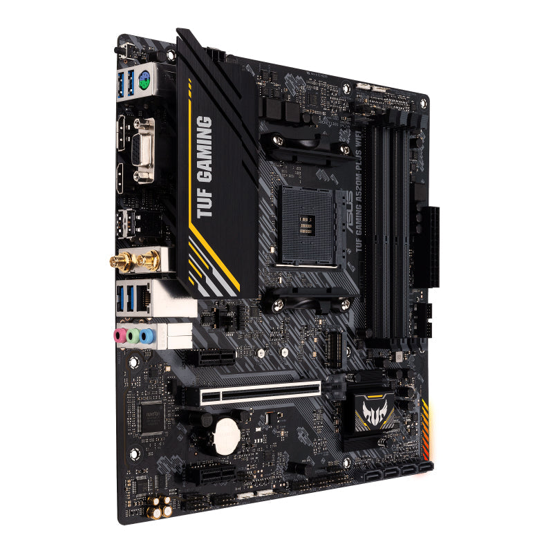 ASUS TUF GAMING A520M-PLUS (WI-FI) (mATX, A520, AM4)