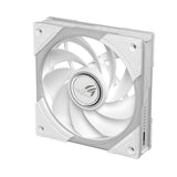 ASUS ROG Eurux GR120 ARGB Reverse Fan White Edition - Triple Pack – set forfra (vinkel 4)