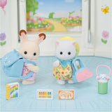 Sylvanian Families Walk Along Duo – to babyfigurer – produktbillede 5