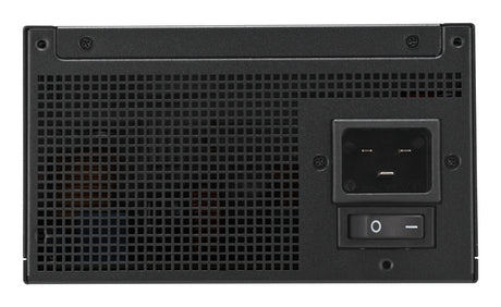 ASUS Pro WS 1600W Platinum – bagside med strømstik og tænd/sluk-kontakt
